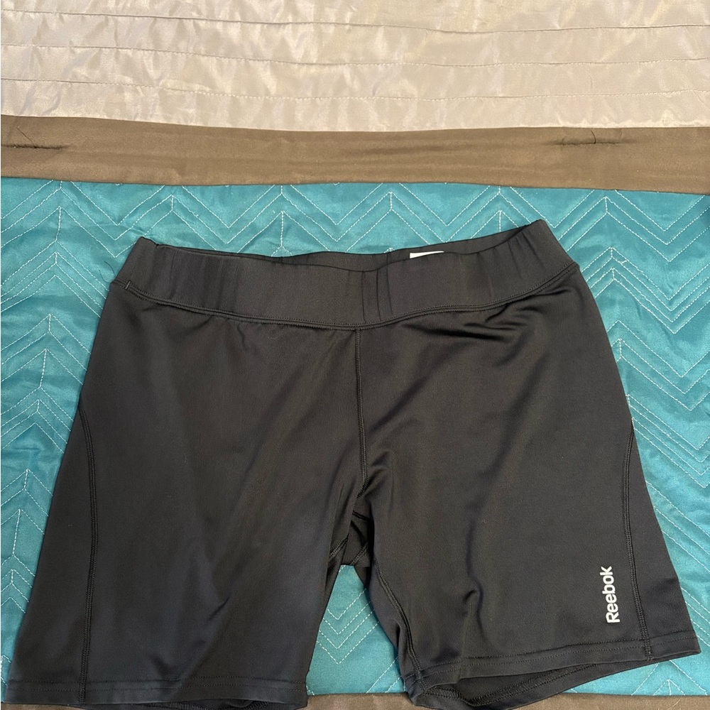 Reebok Women's Black Bike Shorts